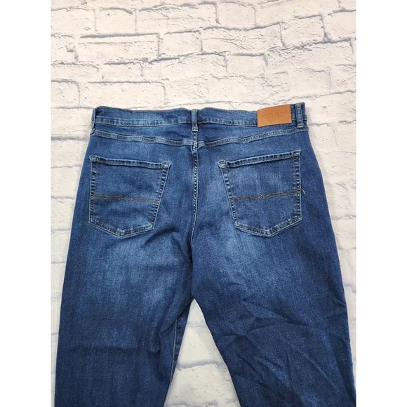 Lucky Brand MENS SIZE 40X30 Jeans Dark Blue 410 Athletic Straight Denim Stretch - Picture 13 of 15